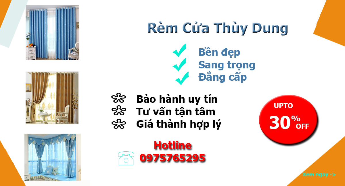 Địa chỉ mua rèm cửa chung cư tại Hà Nội 0975 765 295
