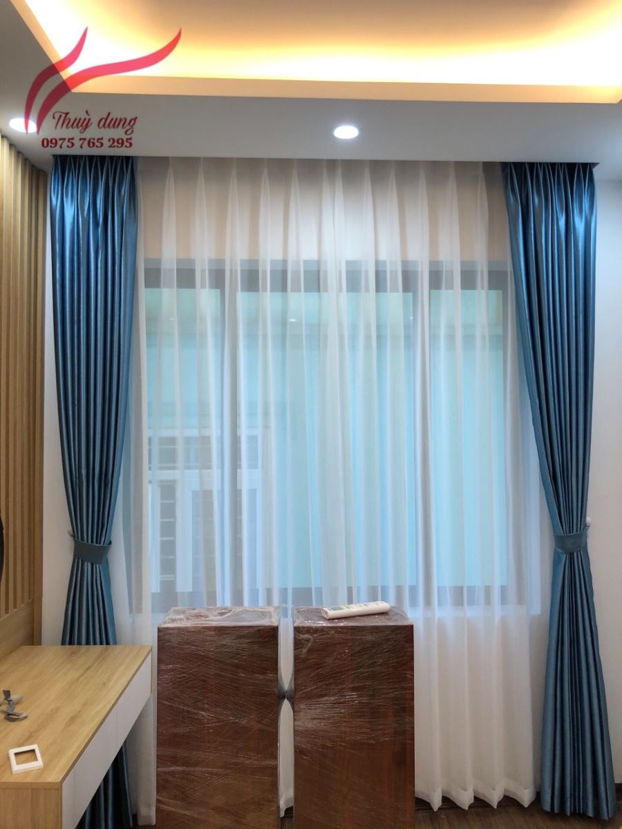 Rèm vải chuyên dùng cho chung cư tại Hà Nội Mới Nhất, Lắp Đặt Miễn Phí