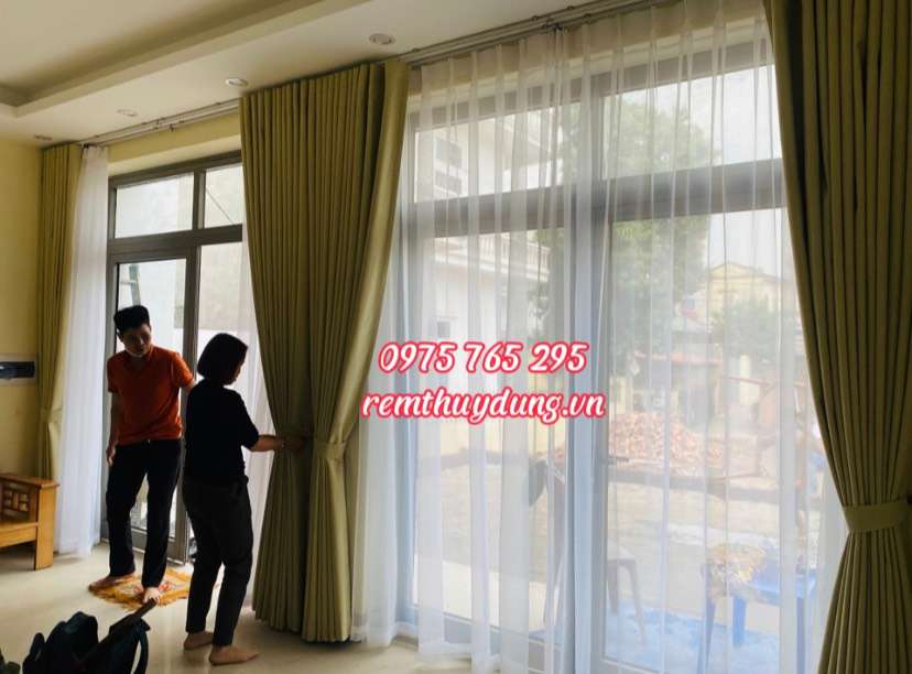 Mẫu rèm cửa sổ phòng khách tại Hoàn Kiếm, Hà Nội
